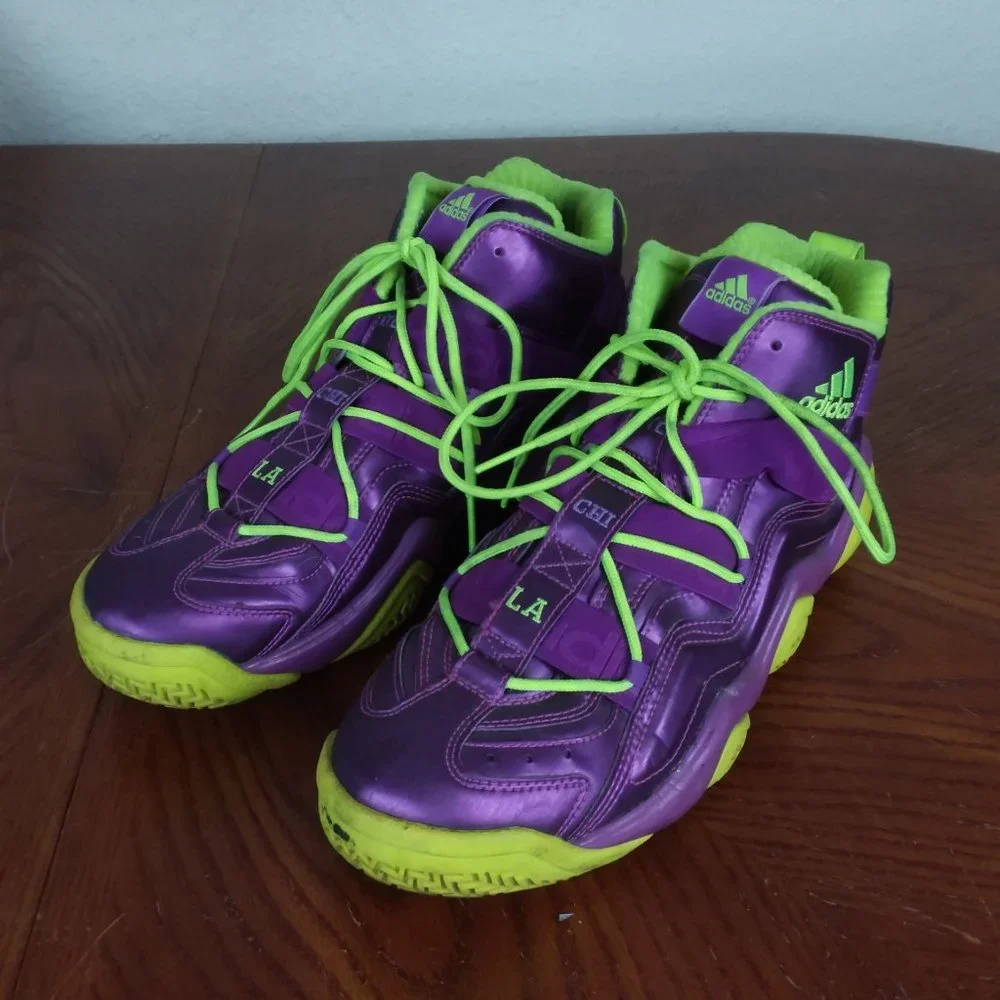 ADIDAS LA Lakers Los Angelos NBA Shoes Size 11